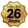 Selo Dourado Comemorativo de 26 Anos